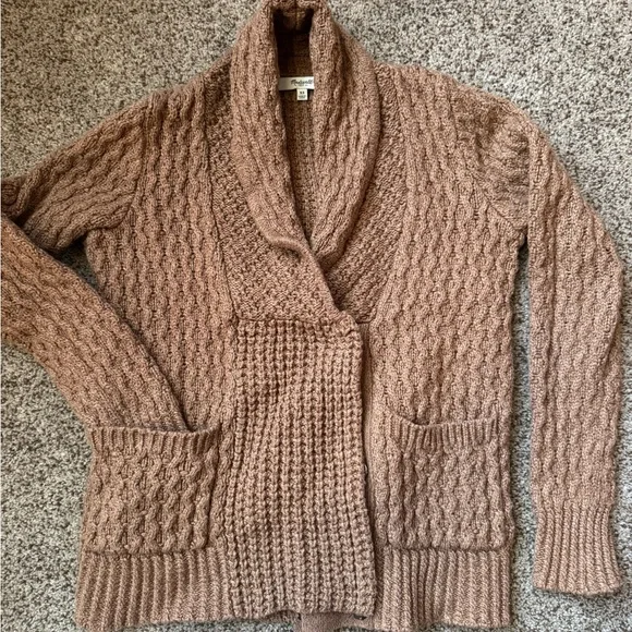 Madewell Cozy Cable Knit Sweater - Picture 1 of 8